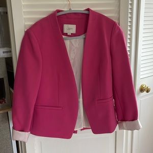 Loft pink petite size 6 blazer
